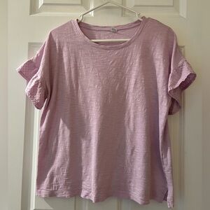 Old Navy Lilac Short Sleeve Top